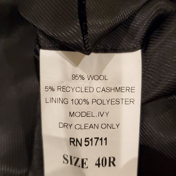 Lauren Ralph Lauren Wool Blend Top Coat - Picture 6 of 6